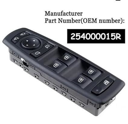 Haoxin Electric Power Window Switch 254000015R per la Renault Megane Laguna 2008-2016