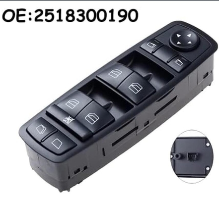 Tasto di sollevamento elettrico per l'interruttore della finestra per Mercedes A2518300190