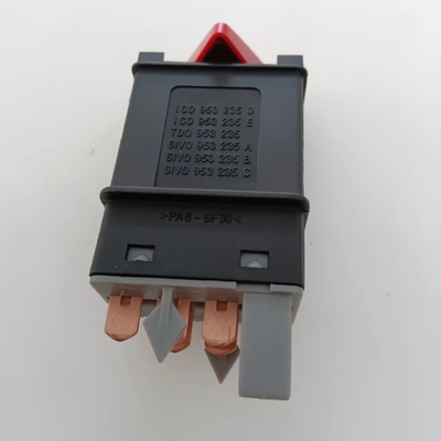 6N0953235 Interruttore di segnale di pericolo Interruttore di emergenza Compatibile per VW Polo 6N2 Lupo