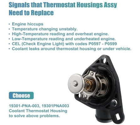 Assemblaggio del termostato del carburante del motore per Honda CR-V 2002-2006 33949 902-5131 TI24178