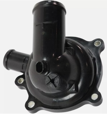 Assemblaggio di alloggiamento termostatico del refrigerante del motore in metallo e plastica per Audi A6 S6 S6 S8 Q7 Volkswagen Touareg Nero