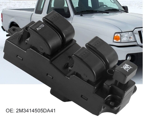 2M3414505DA41 OEM NO. Switcher della finestra di alimentazione per Ford Ranger 2002-2006 Nero Fronte sinistra