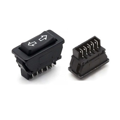 Renault 5 pin Rocker Switch Motore in metallo e plastica 1.2 16V Fenestra di alimentazione universale