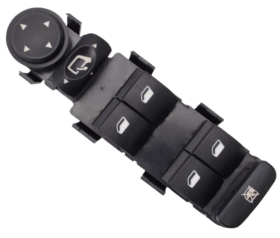 Interruttore principale del regolatore della finestra elettrica frontale sinistra per Citroen C4 2004-2015