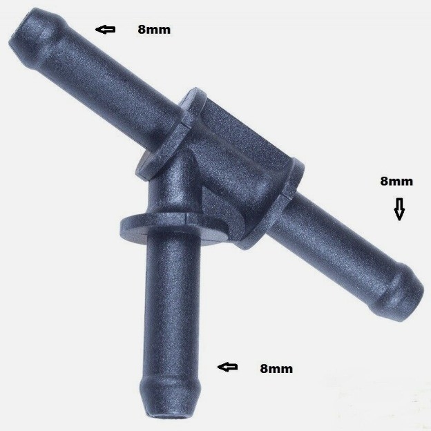 Flancella di raffreddamento 1K0121087B per Audi Black Black o altri Motore 3.2 V6 quattro