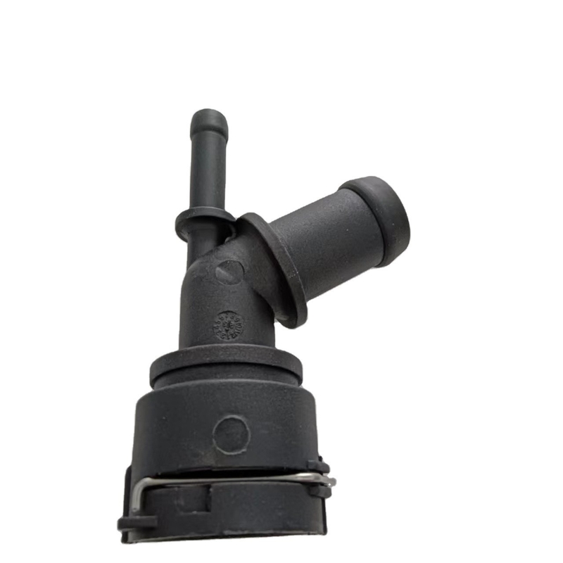 Flanchetto per il collegamento del tubo di raffreddamento del radiatore del motore nero per VW Beetle Golf Jetta AUDI SKODA SEAT 1J0122291B