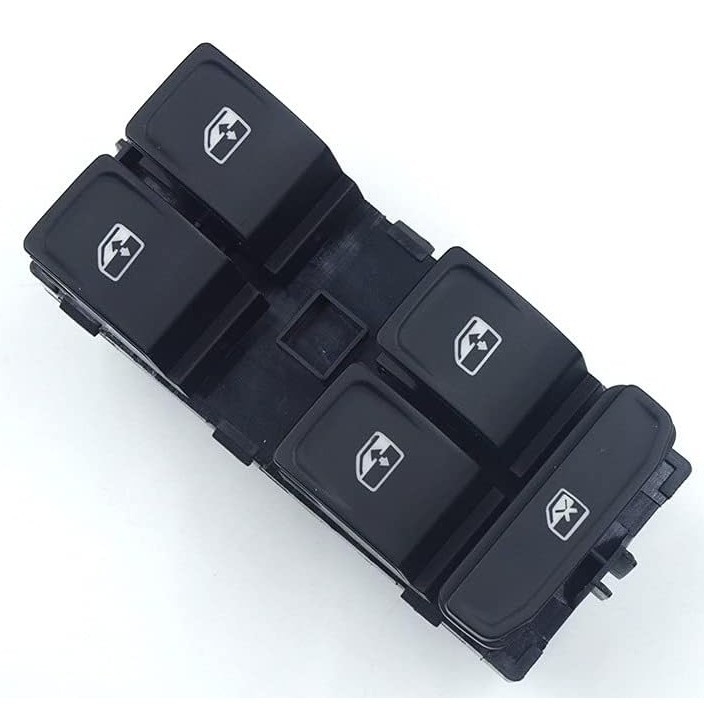 Numero OEM NO 5E0959857A Tasto di comando del interruttore della finestra di alimentazione per Skoda Octavia Fabia 2013-2018