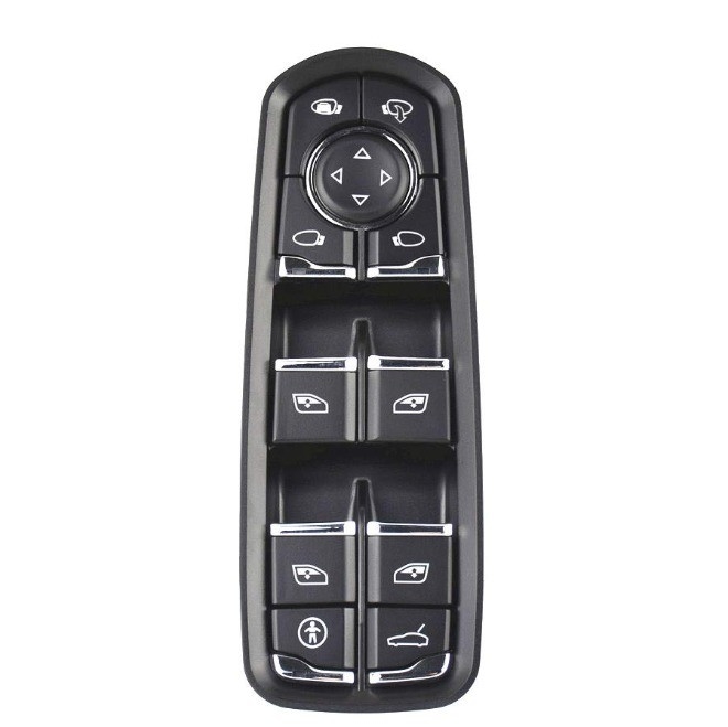 7PP959858AE Interruttore per specchietto della finestra a potenza nera per Porsche Cayenne Macan Panamera 2011-2018